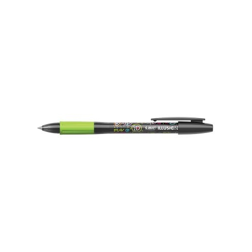 Roller cu gel BIC Gelocity Illusion fara mecanism 0. 7mm negru