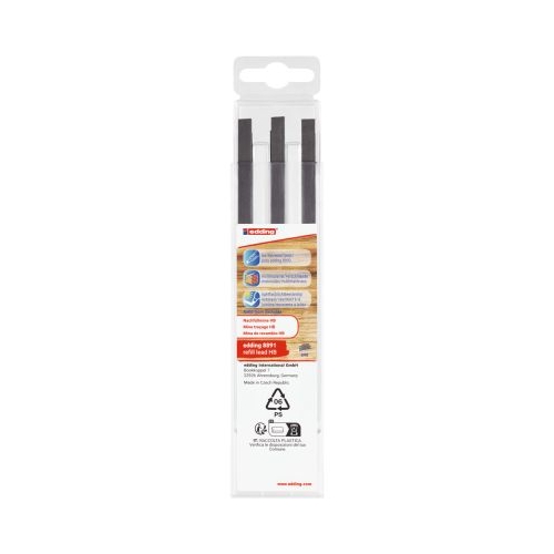 Rezerve creion Edding 8891 pentru Edding 8890 HB set 6 bucati negru