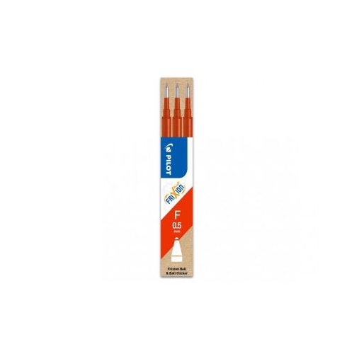 Rezerva roller cu gel Pilot Frixion Ball 0. 5 mm rosu 3 bucatiset
