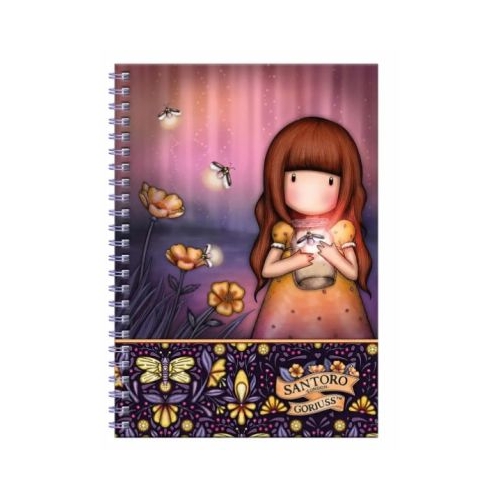 Caiet A4 Gorjuss Firely Dawn cu accesorii scolare