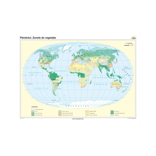 Pamantul. Zonele de vegetatie 160x120 cm CR-3127A