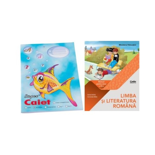 Pachet Caiet Pestisor dictando A5 48 file Casa Tipografica si Limba si literatura romana. Manual pentru clasa a 3-a - Corina Andrei