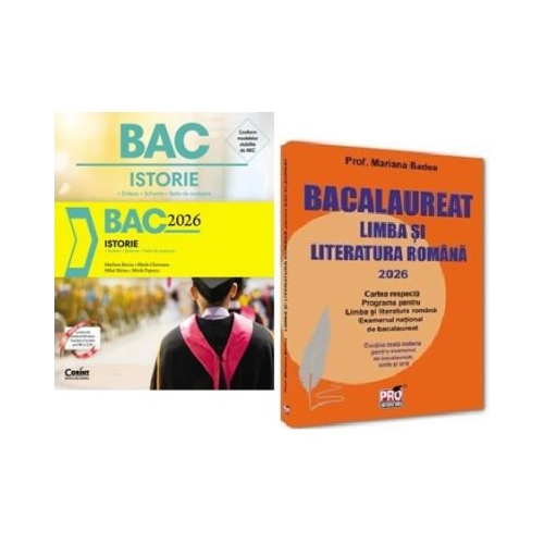 Pachet Bacalaureat Limba si literatura romana si Istorie - Mariana Badea Marilena Bercea