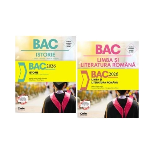 Pachet Bacalaureat 2026 Limba si literatura romana si Istorie - Monica Cristina Anisie Marilena Bercea