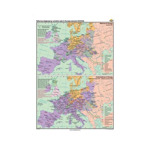 Reforma religioasa si urmarile sale in Europa secolele 16-17 120x160 cm CR-3214A