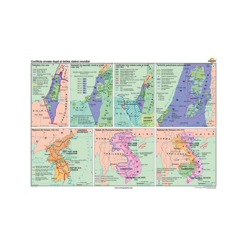 Conflicte armate dupa al doilea razboi mondial 140x100 cm CR-3227B