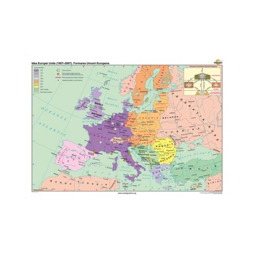 Ideea Europei Unite 1957-2007. Formarea Uniunii Europene 160x120 cm CR-3230A
