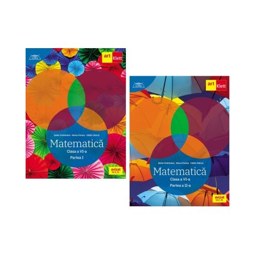 Clubul Matematicienilor. Set Culegere de Matematica pentru clasa a 6-a partea 1 si 2 - Marius Perianu