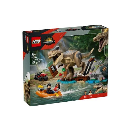 LEGO Jurassic World. Evadare pe rau din calea unui T.-Rex 76975 199 piese