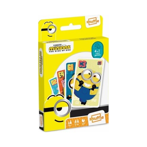 Set jocuri cu carti 4 in 1 Minioni