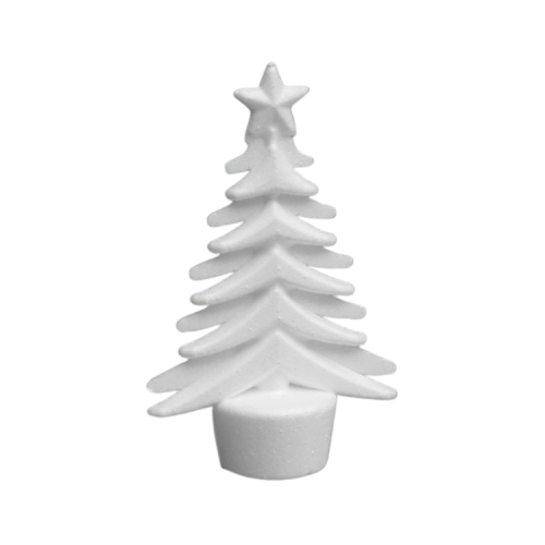 Accesorii craft Pom de Craciun 15x9 cm polistiren HD Colorarte OAPALNU