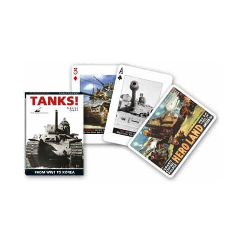 Carti de joc de colectie cu tema Tanks