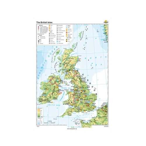Marea Britanie si Irlanda 120x160 cm CR-3129A