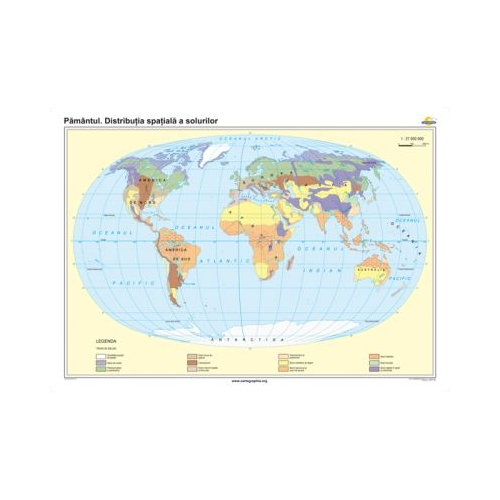 Pamantul. Distributia spatiala a solurilor 140x100 cm CR-3125B