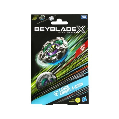BEYBLADE X LET IT RIP SET LANSATOR SI ROATA LANCE KNIGHT 4-80HN