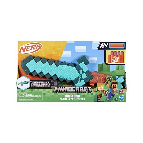 NERF BLASTER MINECRAFT DIAMOND