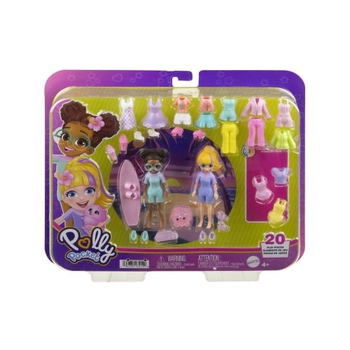 POLLY POCKET SET 2 PAPUSI SI ACCESORII 20 PIESE