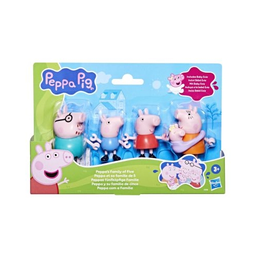 PEPPA PIG SET 5 FIGURINE FAMILIA PEPPA