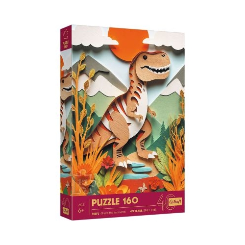 PUZZLE TREFL 160 PAPER ART 3D DINOZAUR
