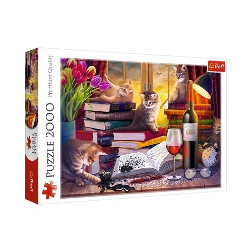 PUZZLE TREFL 2000 NOAPTEA PISICILOR
