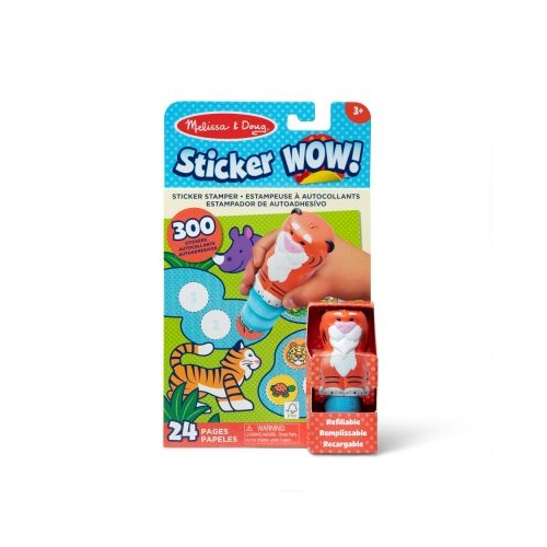 MELISSA AND DOUG SET DE JOACA AUTOCOLANTE SI STAMPILA REINCARCABILA TIGRU
