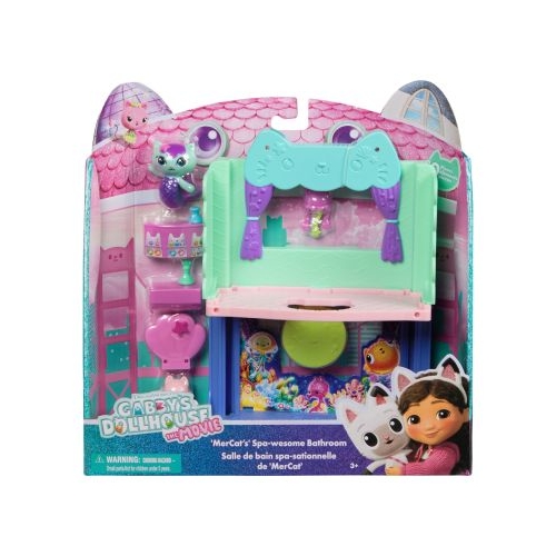 GABBYS DOLLHOUSE FILMUL CAMERE PENTRU CASA DE PAPUSI A LUI GABBY BAIE CU FIGURINE SI ACCESORII