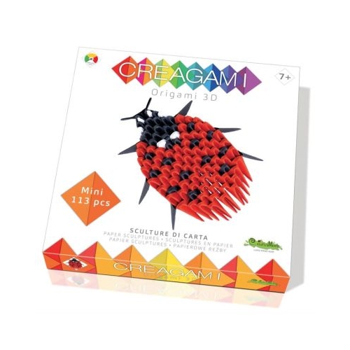 Kit origami cu 109 piese Creagami Buburuza