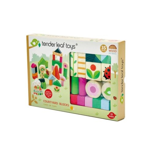 Cuburi cu ilustratii din gospodarie Courtyard Blocks 35 piese