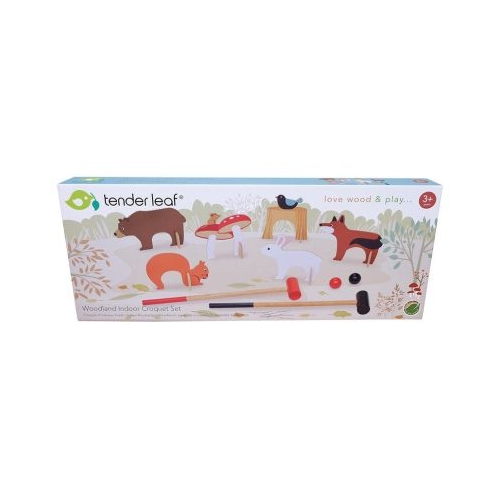 Set de croquet de Interior Woodland din lemn premium Woodland Indoor Croquet set