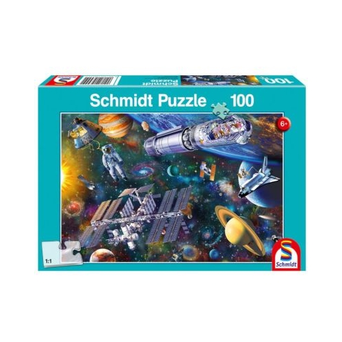 Puzzle 100 piese Distractie in spatiu Schmidt