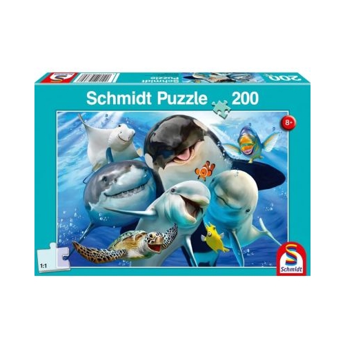 Puzzle 200 piese Portret de familie submarin Schmidt