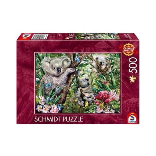 Puzzle 500 piese Familia de Koala Schmidt