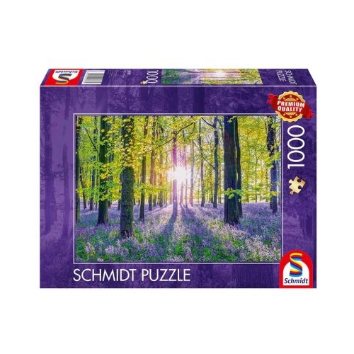 Puzzle 1000 piese Padurea cu zambile Schmidt