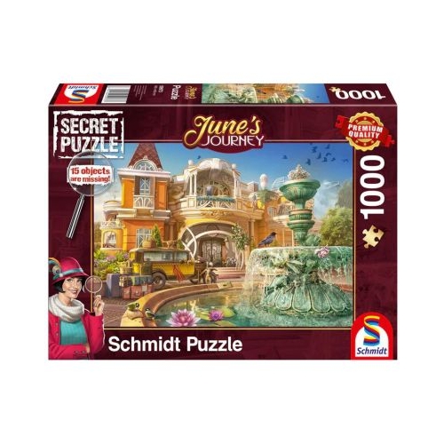 Puzzle 1000 piese I. Journey - Mosia de orhidee Schmidt