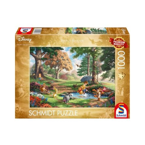 Puzzle 1000 piese Thomas Kinkade - Disney - Winnie the Pooh Schmidt