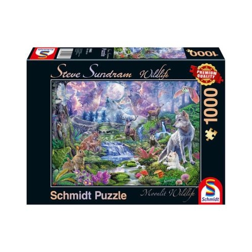Puzzle 1000 piese Steve Sundram-Viata in padure Schimdt