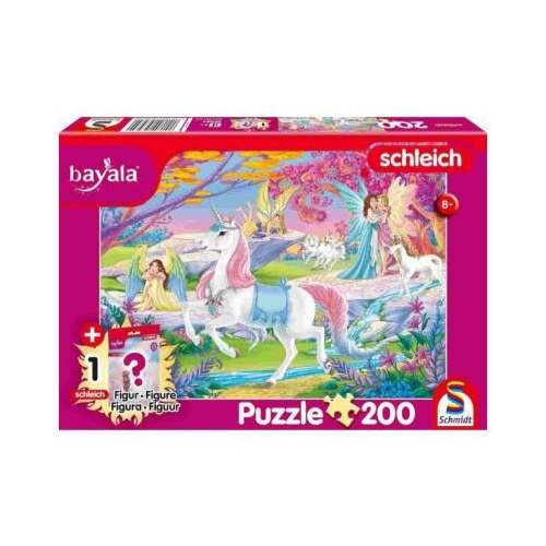 Puzzle 200 piese Bayala Zane magice  cadou figurina Schmidt