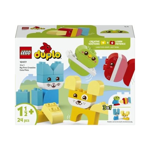 LEGO DUPLO. Animalute de companie creative 3 in 1 10477 24 piese