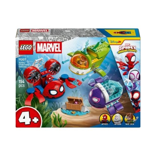 LEGO Marvel Super Heroes. Spidey Vehicule subacvatice 11207 154 piese