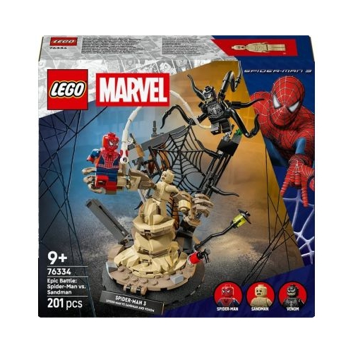 LEGO Marvel Super Heroes. Batalie memorabila Omul Paianjen vs Sandman 76334 201 piese
