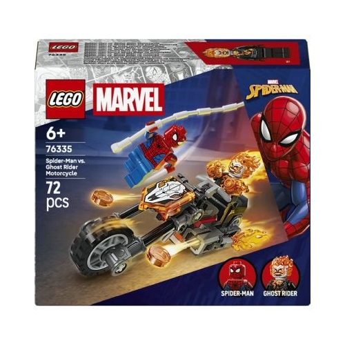 LEGO Marvel Super Heroes. Omul Paianjen vs Calaretul fantoma pe motocicleta 76335 72 piese