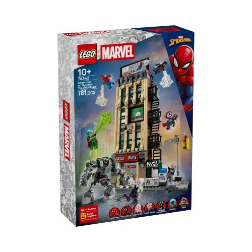 LEGO Marvel Super Heroes. Omul Paianjen vs Mysterio Daily Bugle 76342 781 piese