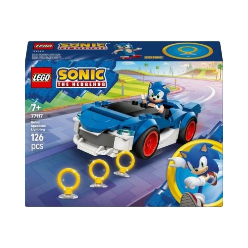 LEGO Sonic the Hedgehog. Speedster Lightning 77117 126 piese