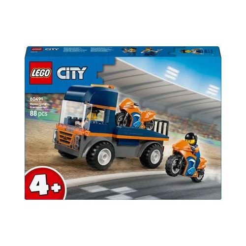 LEGO City. Transportor de motociclete 60491 88 piese