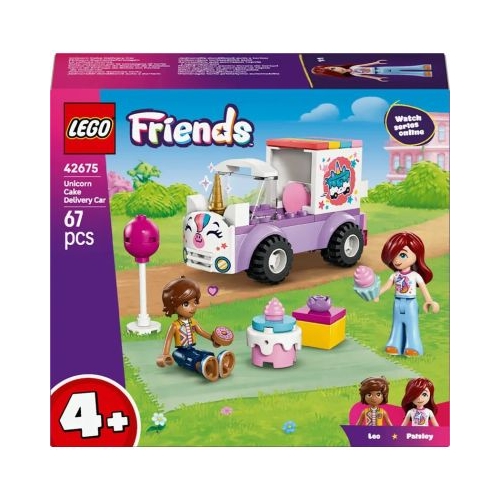 LEGO Friends. Masina-unicorn pentru livrare de torturi 42675 67 piese