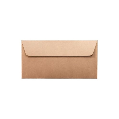 Plic color DL PC12AU auriu 120gmp 110x220mm autoadeziv set 25 buc