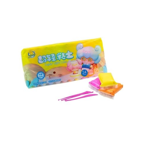Plastilina Cnx TK8810 usoara set 24 culori cu 3 accesorii