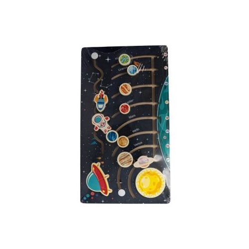 Puzzle lemn decupat - sistem solar  nave spatiale  astronaut 400x2200mm CNX 8018