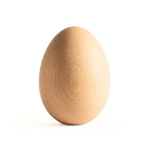 Accesorii creatie - lemn - ou pentru pictat natur 6x4cm Colorarte