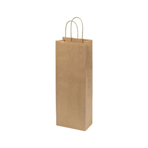 Punga cadou Colorarte 05910 14x39x8cm 110gmp kraft manere din hartie rasucita pentru sticle